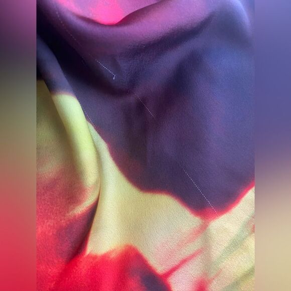 HOUSE OF CB Authentic 'Mitzi' Printed Satin Corset Midi Dress Size Small - Picture 11 of 12